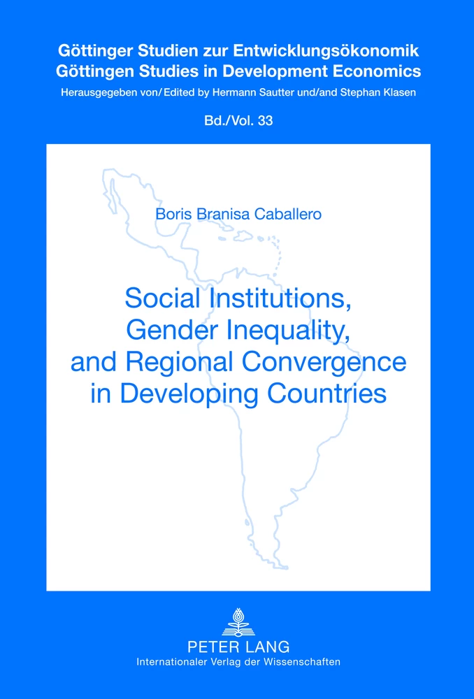 Title: Social Institutions, Gender Inequality, and Regional Convergence in Developing Countries
