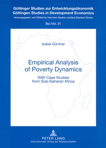 Title: Empirical Analysis of Poverty Dynamics
