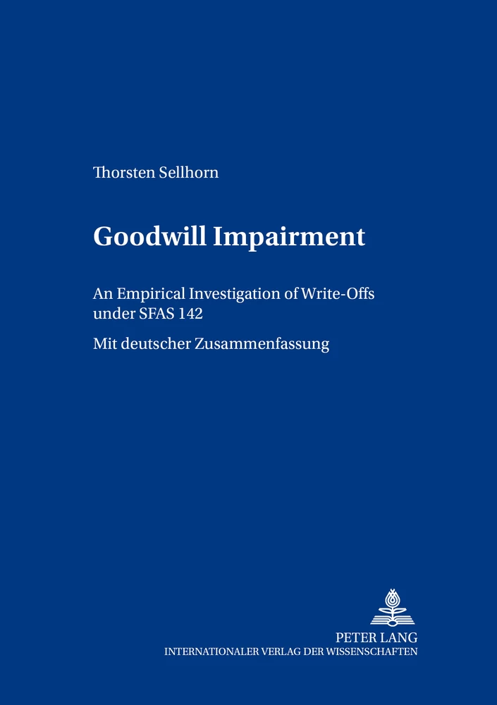 Title: Goodwill Impairment