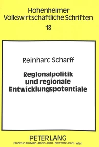 Title: Regionalpolitik und regionale Entwicklungspotentiale