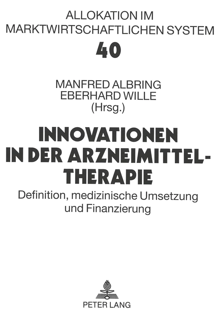 Titel: Innovationen in der Arzneimitteltherapie