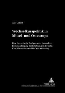 Title: Wechselkurspolitik in Mittel- und Osteuropa