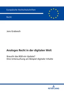 Title: Analoges Recht in der digitalen Welt