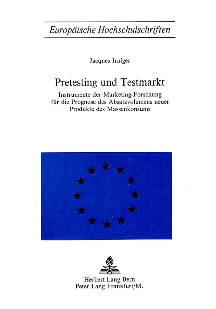 Title: Pretesting und Testmarkt
