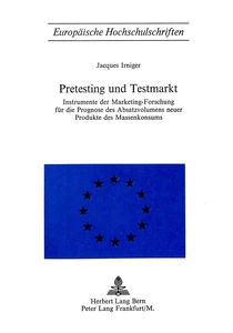 Title: Pretesting und Testmarkt