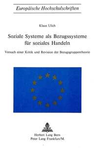 Title: Soziale Systeme als Bezugssysteme für soziales Handeln