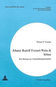 Titel: Johann Rudolf Forcart-Weiss & Söhne