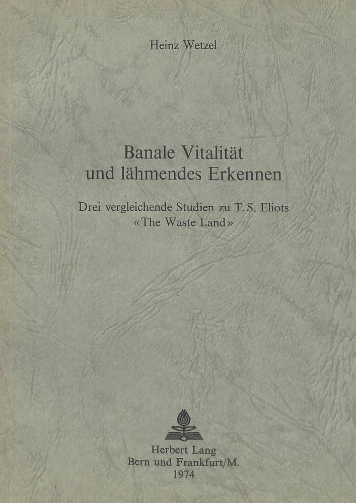 Title: Banale Vitalität und lähmendes Erkennen
