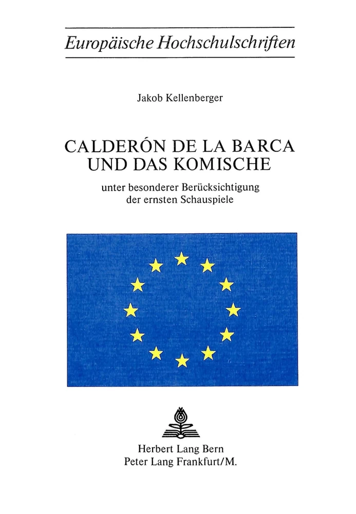 Title: Calderón de la Barca und das Komische