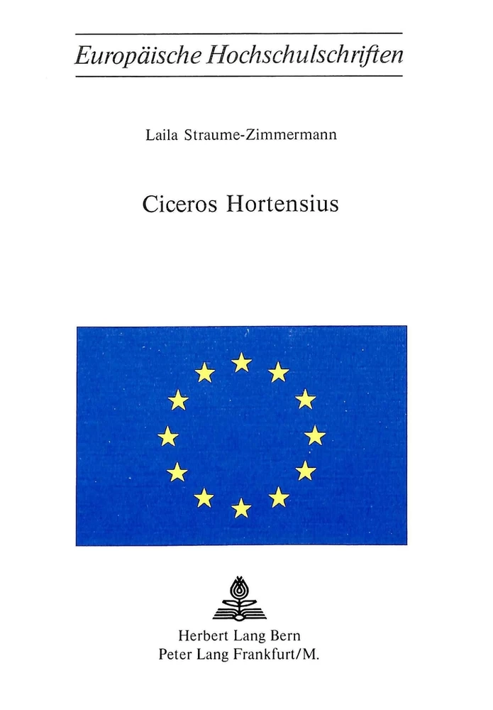 Title: Ciceros Hortensius