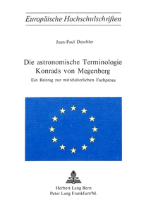 Title: Die astronomische Terminologie Konrads von Megenberg