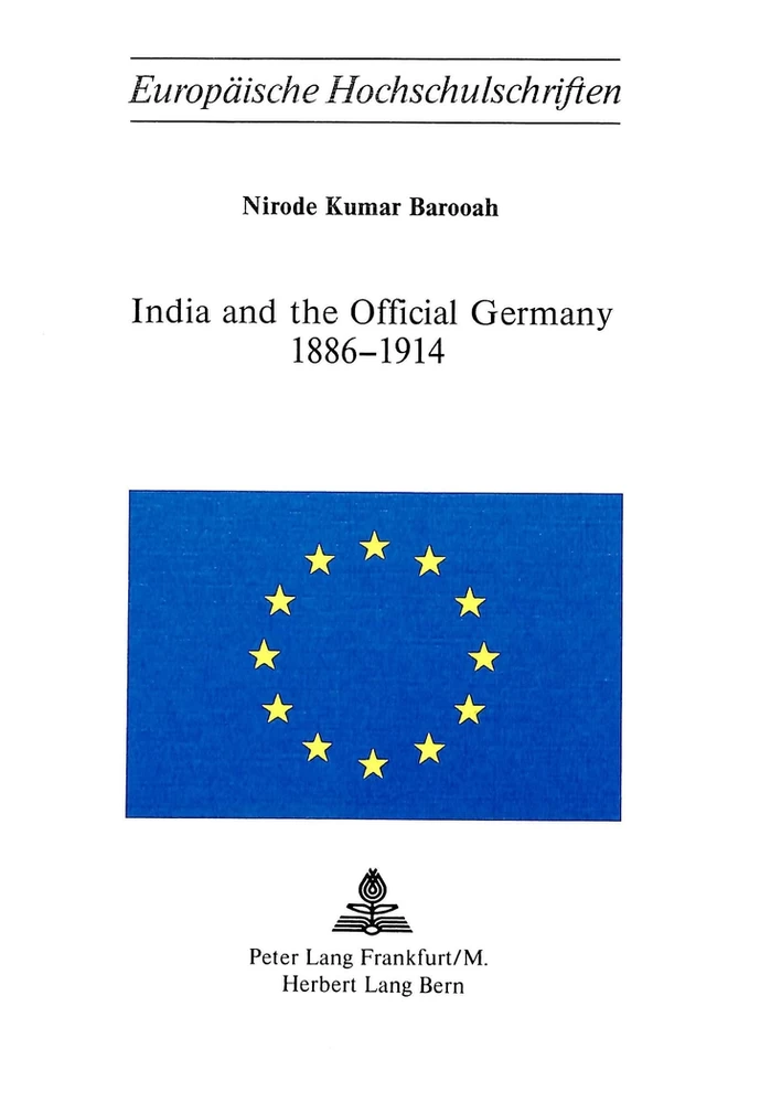 Title: India and the Official Germany 1886-1914
