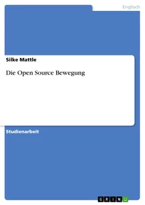 Titre: Die Open Source Bewegung