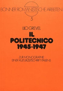 Titel: Il politecnico 1945-1947