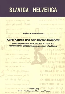 Titel: Karel Konrad und sein Roman Rozchod!