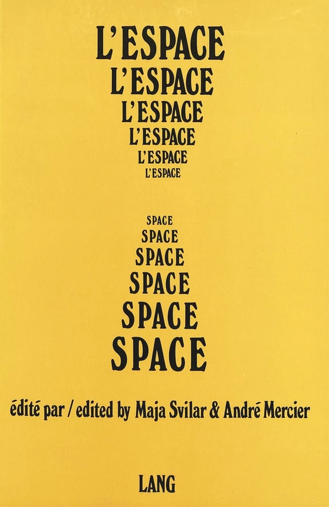 Titre: L'espace - Space