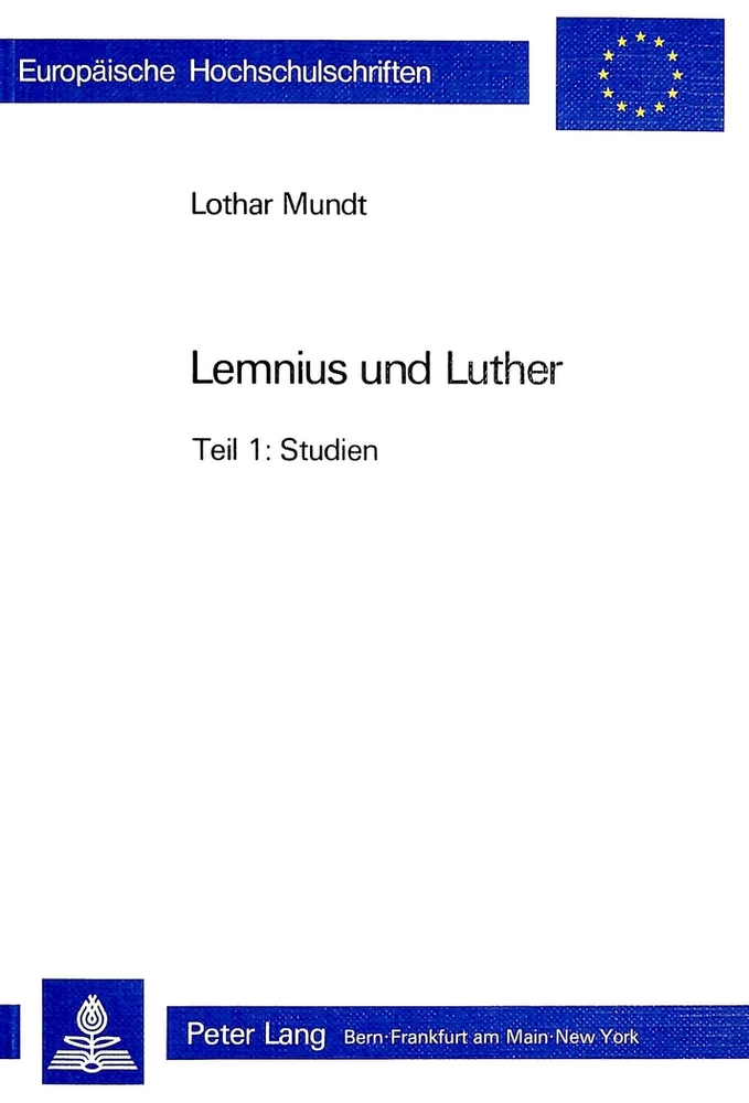 Titel: Lemnius und Luther