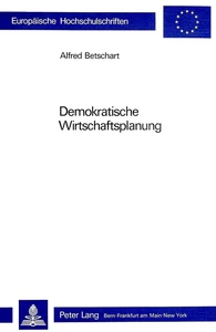 Title: Demokratische Wirtschaftsplanung