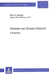 Title: Annette von Droste-Hülshoff
