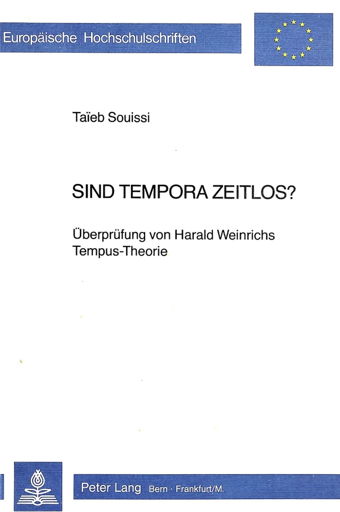 Title: Sind Tempora zeitlos?