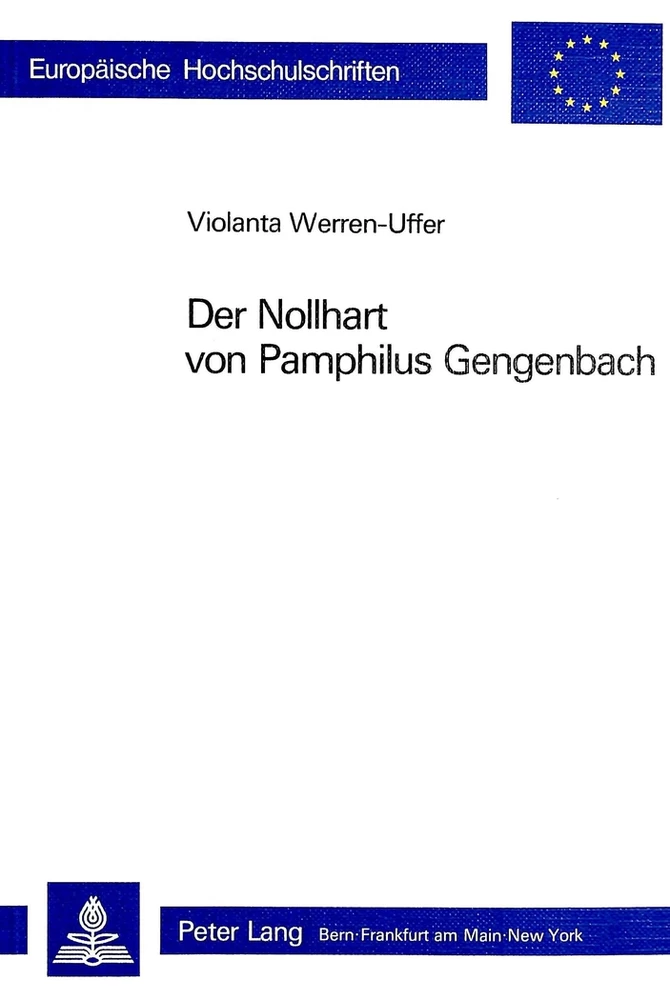Titel: Der Nollhart von Pamphilus Gengenbach