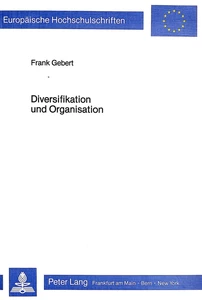 Title: Diversifikation und Organisation