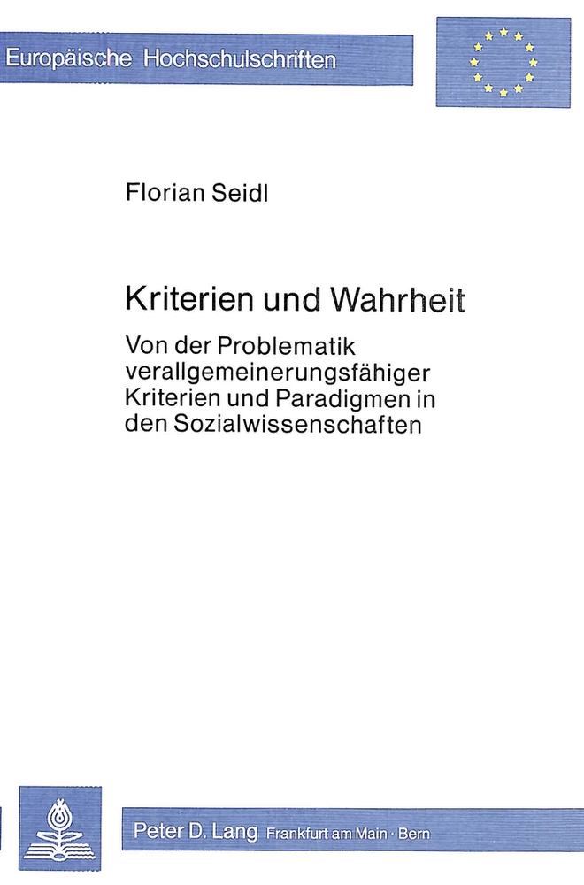 Title: Kriterien und Wahrheit