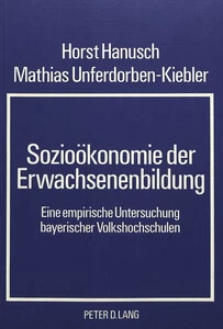 Title: Sozioökonomie der Erwachsenenbildung