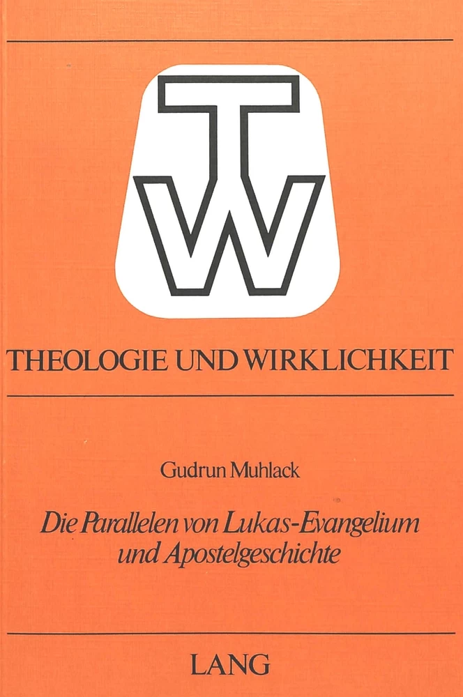 Title: Die Parallelen von Lukas-Evangelium und Apostelgeschichte