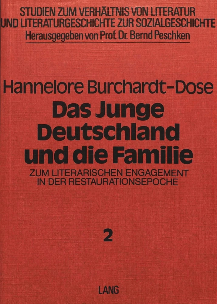 Title: Das Junge Deutschland und die Familie