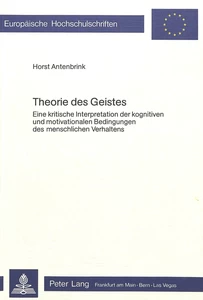 Title: Theorie des Geistes