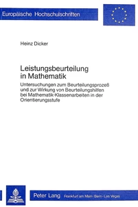 Title: Leistungsbeurteilung in Mathematik