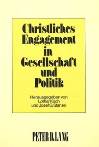 Title: Christliches Engagement in Gesellschaft und Politik