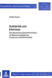 Title: Solidarität und Interesse