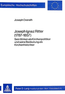 Titel: Joseph Ignaz Ritter (1787 - 1857)