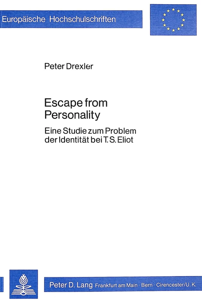 Titel: Escape From Personality