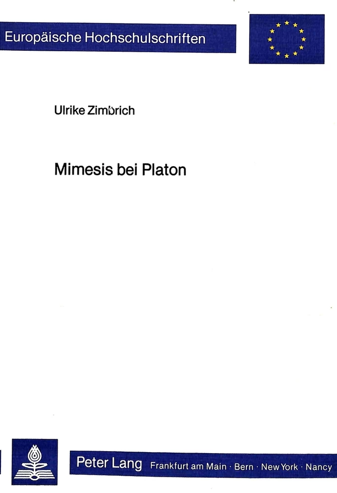 Titel: Mimesis bei Platon