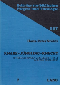 Title: Knabe - Jüngling - Knecht