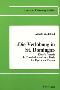 Title: «Die Verlobung in St. Domingo»