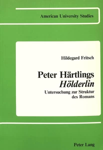 Titel: Peter Härtlings Hölderlin
