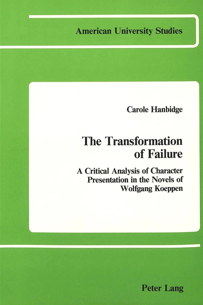 Title: The Transformation of Failure