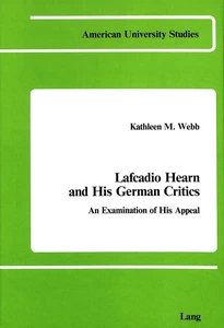 Title: Lafcadio Hearn and His German Critics