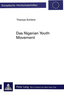 Titel: Das Nigerian Youth Movement