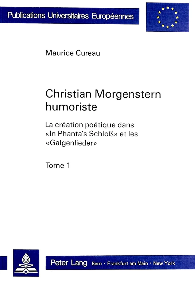 Title: Christian Morgenstern humoriste