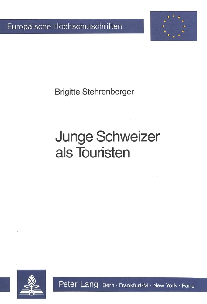 Titel: Junge Schweizer als Touristen