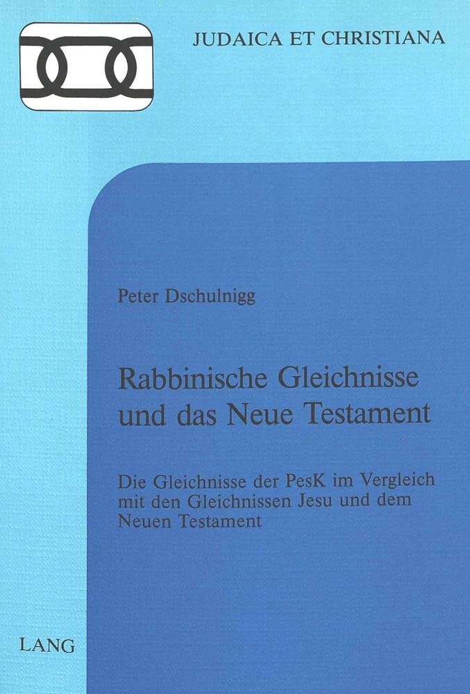 Titel: Rabbinische Gleichnisse und das Neue Testament