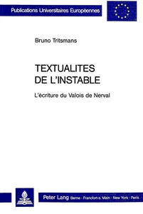 Title: Textualités de l'instable