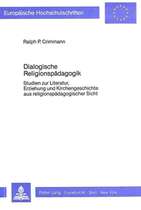 Title: Dialogische Religionspädagogik