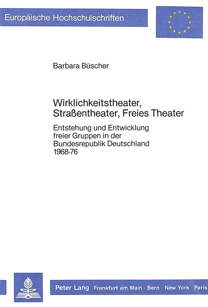 Titel: Wirklichkeitstheater, Strassentheater, Freies Theater