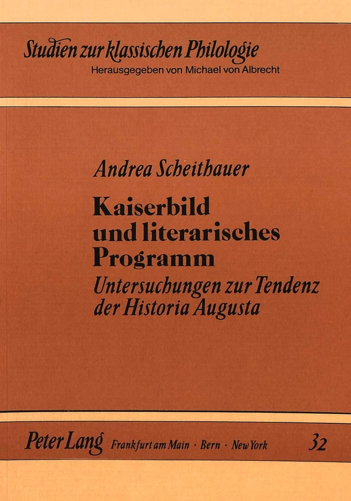 Title: Kaiserbild und literarisches Programm